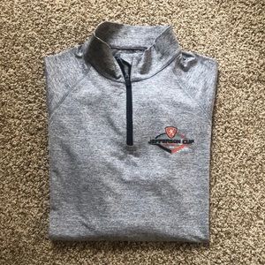 Men’s XL “2018 Jefferson Cup Richmond, VA” ⚽️ Grey Quarterzip